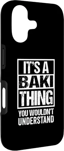 Vista 3 de It's A Baki Thing You Wouldn't Understand First Name Case for iPhone 17