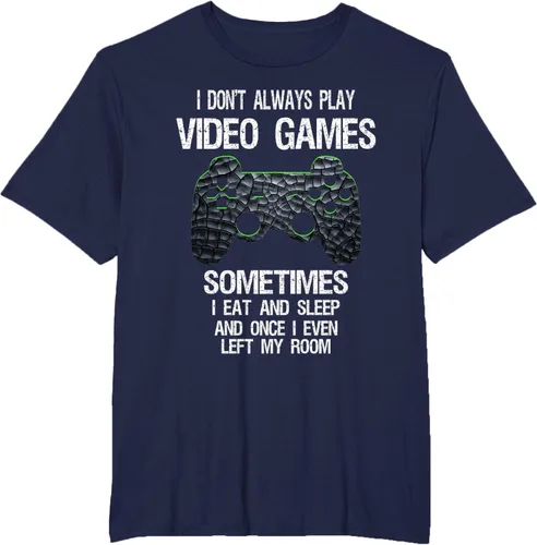 Vista 70 de Funny Gamer Video Games - Camiseta para niños y adolescentes, ajuste clásico, color negro, mezcla de algodón, Negro