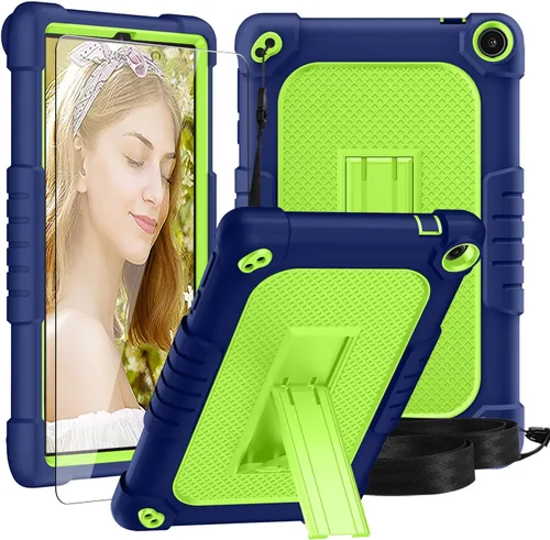 Vista 11 de Mignova para Walmart Onn 8 8 "Gen 3 Tablet Case Kids Girls Friendly Case Construido en Kickstand Correa de hombro y Onn 8 Tablet Protector