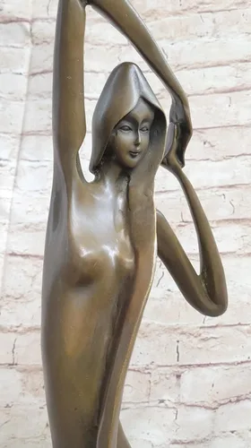 Vista 6 de EUROPEAN BRONZE Handcrafted Bronze Sculpture Sale Vitaleh by Female Abstract Nude Art Modern Brilliance Hot Cast Handmade Art Noveau