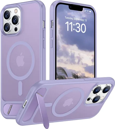 Vista 145 de Funda para iPhone 11 con compatibilidad magnética, [Soporte invisible incorporado][Compatible con MagSafe]