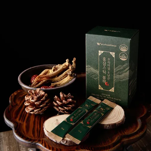 Vista 7 de K-Herb Palitos de ginseng rojo coreano – Premium – Palitos líquidos portátiles con extracto coreano sin conservantes (ginseng negro