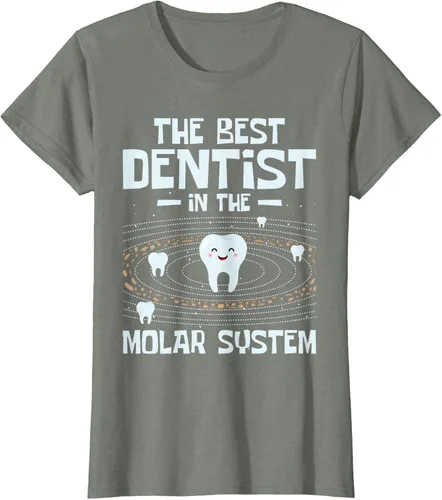 Vista 14 de El mejor dentista - Molar Teeth Dental Odontología DDS Camiseta Negro