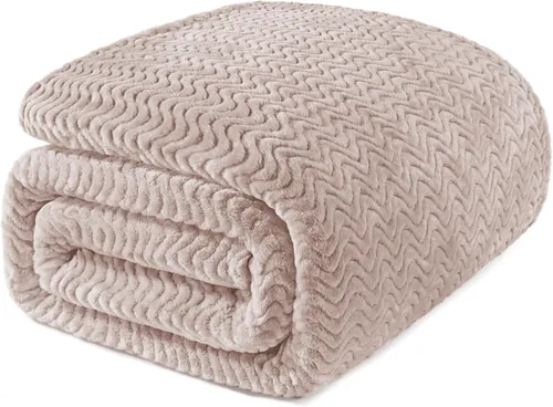 Vista 12 de Exclusivo Mezcla Large Fleece Throw Blanket for Couch, Sofa, Pink Rosa