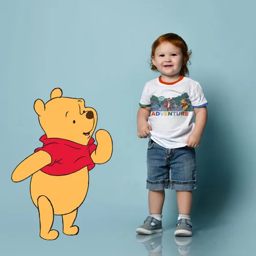 Vista 2 de Winnie The Pooh Graphic - Camiseta (juegos) Tigger Eeyore Piglet Rabbit Roo Kanga Owl Lumpy Kessie Ropa para bebéniños pequeños