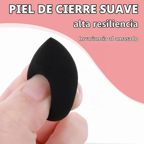 Vista 8 de Sibba Esponja de maquillaje, esponja de belleza para mezclar maquillaje
