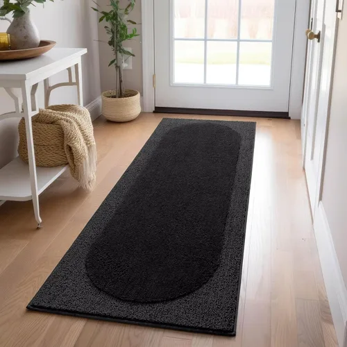 Vista 21 de DEXDE - Alfombra antideslizante para baño, ducha, 24 x 16 pulgadas, color beige