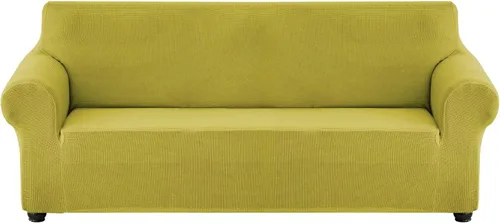 Vista 18 de CONRUSER Funda elástica para sofá, impermeable, funda de sofá suave, protector de muebles con parte inferior elástica para niños, mascotas Aqua