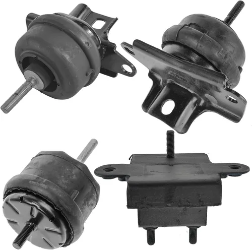 Vista 60 de TRQ Kit de montaje de motor de transmisión de motor de 5 piezas compatible con Ford Five Hundred Montego 6sp Auto AT 2005 - 2007