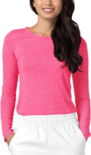 Vista 18 de Adar Underscrubs para Mujeres - Camiseta Underscrub de Manga Larga Comfort Aguamarina (Aquamarine)
