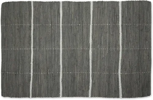 Vista 10 de DII Modern Farmhouse - Alfombra Chindi de algodón, 26 x 40 pulgadas, color negro y crema