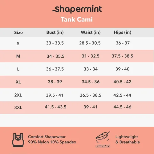 Vista 2 de SHAPERMINT Camiseta de compresión sin mangas Control de abdomen y cintura para mujer