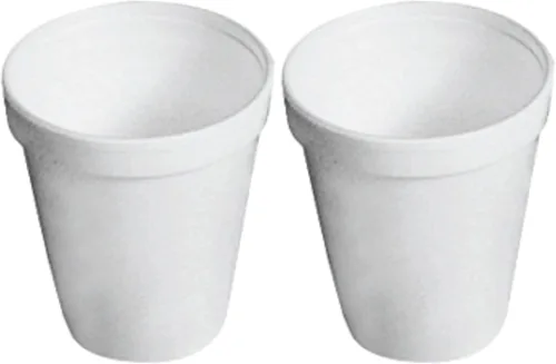Vista 4 de Dart Tazas de espuma para bebidas, 8 onzas, color blanco, 25 por paquete