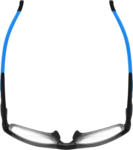 Vista 5 de BroLizard - Brazos de repuesto para Oakley Crosslink Glass Satin Black Frame - Azul