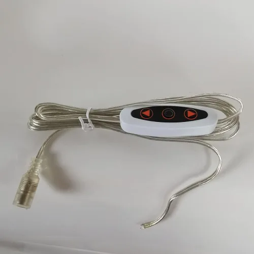 Vista 7 de LED Lighting - Cable de extensión de CC transparente de 6.56 pies, cable de alimentación hembra de 0.2 in x 0.1 in para seguridad de CCTV