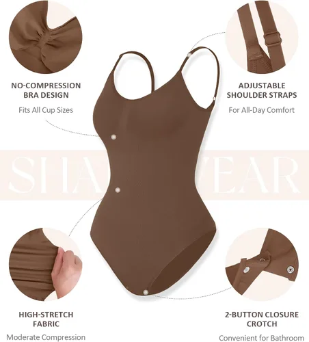 Vista 4 de FeelinGirl Faja moldeadora para esculpir el abdomen, moldeador de cuerpo para mujer, sin costuras, talla grande, levantamiento de glúteos
