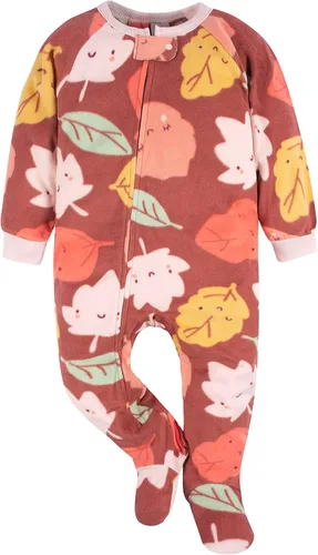 Vista 3 de Gerber Pijama de forro polar resistente al fuego, para niña pequeña, 2