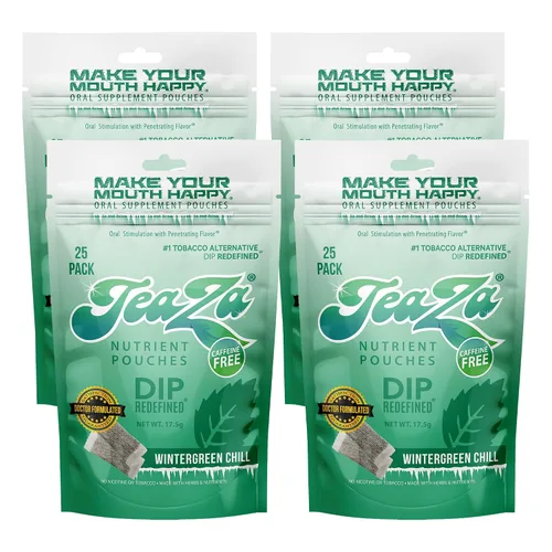 Vista 42 de Teaza Bangin' - Bolsas energéticas de hierbas alternativas al tabaco sin nicotina, bolsas de inmersión saludables para tabaco, sabor prémium a