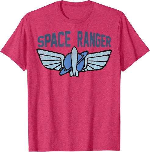 Vista 16 de Disney Pixar Toy Story 4 Buzz Lightyear Space Ranger Badge - Camiseta, Negro, S