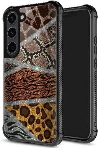 Vista 21 de ZHEGAILIAN Funda para Samsung Galaxy S23 Ultra, protección de grado militar, esquinas a prueba de golpes, funda antiarañazos para Samsung Galaxy S23