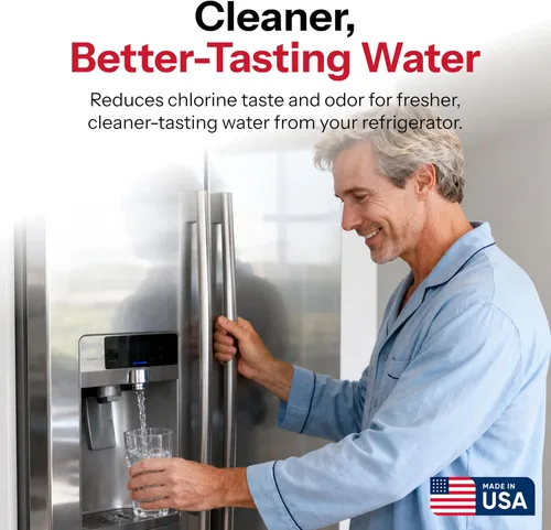 Vista 3 de ClearChoice CLCH104 LT600P - Filtro de agua para refrigerador LG 5231JA2006A, alternativa rentable al original de fábrica, elimina las impurezas