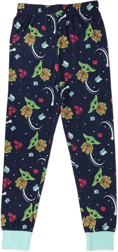 Vista 5 de LEGO Conjunto de pijama de Star Wars para niñas, mezcla de algodón de 4 piezas