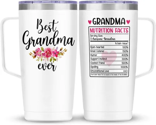 Vista 19 de SANDJEST Mejor Taza para Tía Taza de Tía con Asa 20oz Acero Inoxidable Taza de Café Aislada para Viaje Regalos para Tías de Sobrina Sobrino Regalo
