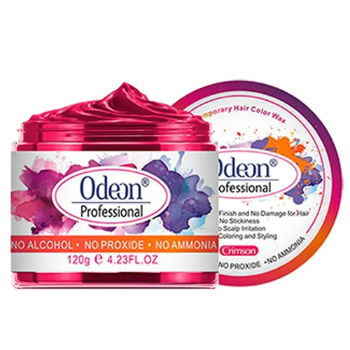 Vista 9 de Odeon Cera negra para el cabello, tinte temporal natural, lavable con cera de abejas y árbol de té, sin daños, sin alcohol, sin peróxido y sin Negro