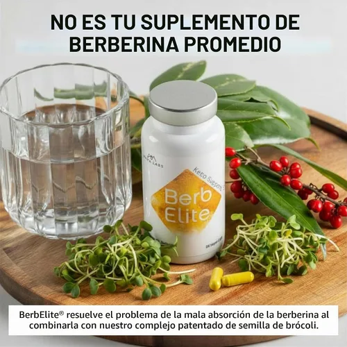 Vista 7 de Mara Labs BerbElite 350mg Berberina HCL & Complejo de semillas de brócoli