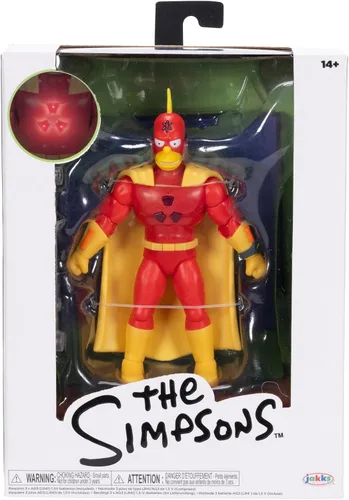 Vista 6 de The Simpsons Figura de Acción de Coleccionista Premium de Radioactive Man de 5 Pulgadas