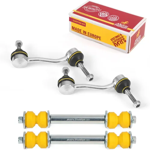 Vista 161 de Metrix Premium Chassis Parts - Kit de 4 piezas de barra estabilizadora delantera y trasera con enlace de extremo de barra estabilizadora para Ford