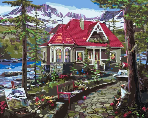 Vista 43 de Ledgebay Pintura por números, para adultos, de principiantes a avanzados, divertidos proyectos de arte y manualidades, Rompecabezas de huerta, 16 x