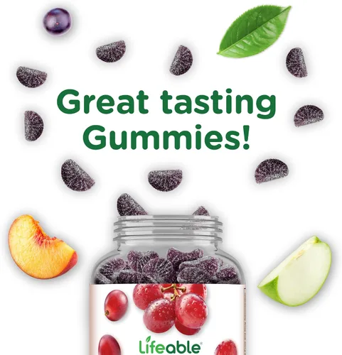 Vista 13 de Lifeable Gomitas de hierro para mujeres y hombres, 20 mg con vitamina C