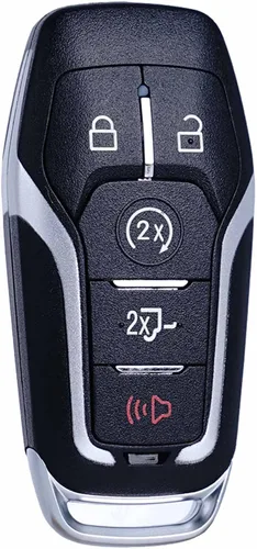 Vista 7 de MechanMagic Llavero de repuesto compatible con Ford F-150 F-250 F-350 F-450 2015-2017 con control remoto de entrada inteligente sin llave con puerta