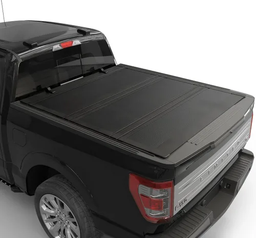 Vista 2 de Low Profile Flip-Up Tonneau Cover Fits 2004-2014 Ford F-150 2004-2014 F-150