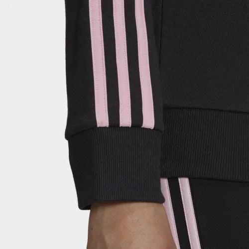 Vista 50 de adidas Sudadera Essentials de forro polar con 3 rayas para mujer