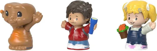 Vista 3 de Little People Collector E.T. The Extra-Terrestrial Movie - Set de edición especial para adultos y fanáticos, 3 figuras en paquete de exhibición