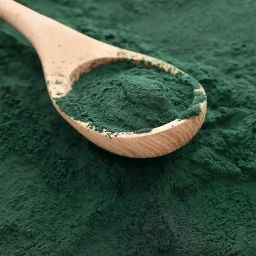 Vista 4 de Paquete de 2 unidades de espirulina orgánica en polvo Superalimento verde puro y rico en nutrientes Sin OMG, vegano y sin gluten Fuente