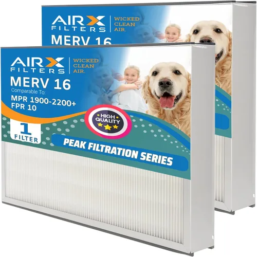 Vista 12 de AIRX FILTERS WICKED CLEAN AIR. Filtro de aire MERV 11 de 16 x 25 x 5 compatible con Goodman M1-1056 / Amana AMP-M1-1056 filtro de horno 2
