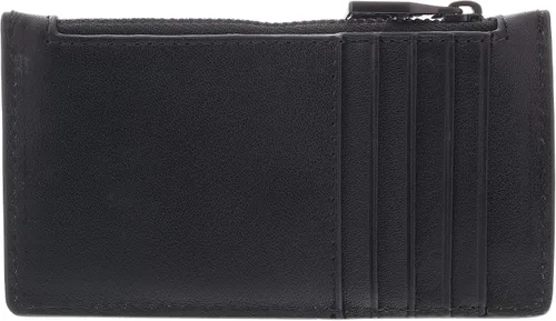 Vista 2 de Versace Jeans Couture - Tarjetero con cremallera para hombre, color negro y blanco