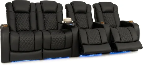 Vista 65 de Seatcraft Virtuoso 365 - Asiento de cine en casa (3 unidades), color ébano