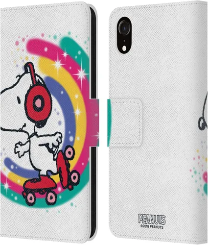 Vista 61 de Head Case Designs Funda de piel con licencia oficial de Peanuts Beach Surf Snoopy Boardwalk Airbrush compatible con Apple iPhone 11