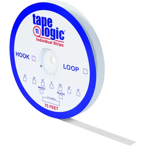 Vista 2 de Aviditi Tape Logic - Rollo de cinta adhesiva en la parte trasera, 1-1/2 pulgadas x 75 pies, gancho, negro, multiusos para aula, hogar y oficina
