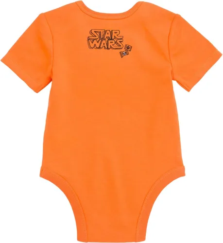 Vista 5 de STAR WARS Darth Vader Yoda - Body para bebé recién nacido a bebé Lapped Shoulders, 3-Snap Bottom Closure, Soft Cotton Blend, Easy Diaper Changes