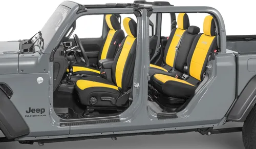 Vista 19 de Diver Down Juego de fundas de asiento de neopreno para Jeep Gladiator JT 2020-2026, juego de asiento delantero y trasero, ajuste personalizado