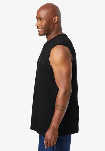 Vista 4 de KingSize - Camiseta para hombre (talla grande, alta y ligera)