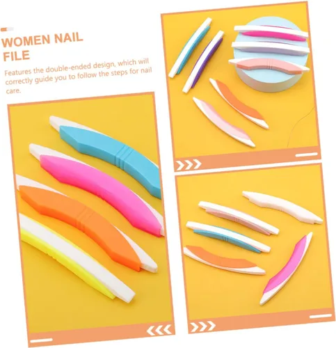 Vista 6 de EXCEART 5 Uds. Herramientas de manicura, esponjas naturales, pulidores de uñas, herramientas de arte de uñas, esponja natural, esponja de uñas, kit