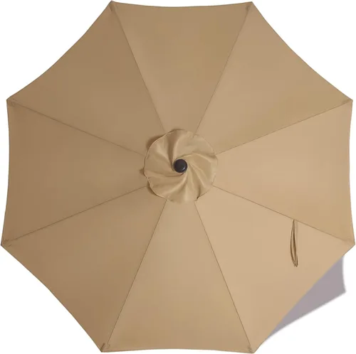 Vista 32 de ABCCANOPY Sombrilla para Exteriores de 7.5 pies, Repuesto de Cubierta Superior Compatible con 6 Varillas (Azul)