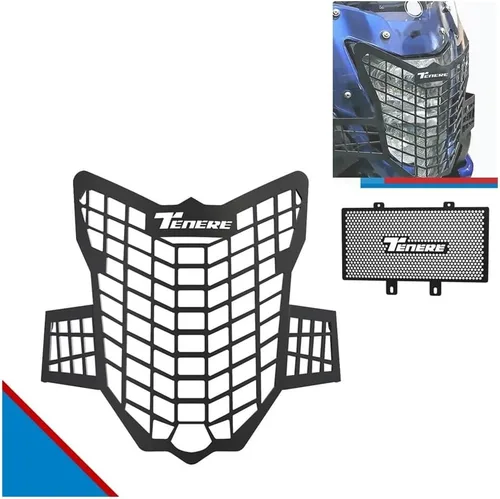 Vista 2 de Radiador Rejilla Guardia motocicleta Accesorios Radiador Protector de tanque de agua Rejilla de protección para Ya&maha XT660Z Tenere XTZ660 XT660 Z