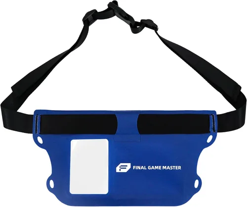 Vista 8 de FGM Bolsa impermeable con correa ajustable para la cintura, bolsa seca de TPU con sensibilidad de pantalla táctil para paddleboard, canotaje, Negro